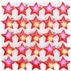 Kuuleyn 25 pezzi spilla LED a forma di stella a cinque punte distintivo spilla natalizia, spille natalizie a LED illuminate per bambini bomboniere