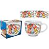 PAW PATROL Tazza Friendship Fun! bianca stampata, in 100% gres porcellanato, capacità circa 350 ml.