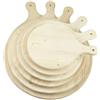 BISETTI Tagliere legno polenta rotondo Ø cm 45x2h