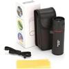 YUNYU 1 telescopio monoculare da 30 x 25, HD impermeabile, portatile, con tracolla, per viaggi, campeggio e concerti (nero)