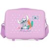 Disney Joumma Disney Stitch from Hawaii Trousse Adattabile Viola 29x21x15 cm Rigido ABS 9.1L 0.8 kg