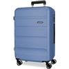 Roll Road Flex Medium Denim Valigia 46x65x25 cm Rigido ABS Chiusura a Combinazione Laterale 56L 3.2 kg 4 Doppie Ruote