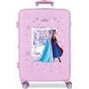 Disney Joumma Frozen In This Together Lilla Valigia Media 46x65x23 cm Rigido ABS Lucchetto a Combinazione Laterale 56L 3.1kg 4 Doppie Ruote