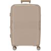 Movom Inari Large Champagne Valigia 54x78x31 cm Rigido Polipropilene Chiusura TSA Integrata 113L 4.5 kg 4 Doppie Ruote Estensibile