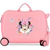 Disney Joumma Minnie Happy To Be Me Rosa Valigia per Bambini 50x38x20 cm Rigido ABS Chiusura a Combinazione Laterale 34L 2.1kg 2 Wheels