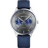 BERING Uomo Analogico Quarzo Titanium Orologio con Cinturino in Nylon Cinturino e Vetro zaffiro