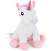 Zappi Co Giocattolo di peluche morbido e coccoloso per bambini - Compagno perfetto per bambini e neonati (12-15 cm) (Unicorno)