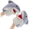 Generico Hand Puppets - Soft Stuffed Role Play Toy | Stuffed Shark Puppet Story Toys,for Family Bath Pool Theater Party School Playroom Daycare