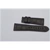 OFFICINE PANERAI Bracciale In Pelle 25mm Per Chiusura Dorn 20mm Nero 2 New 25-20