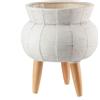 L'Oca Nera Cache Pot Alto in Ceramica D28 H32 cm