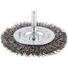 Bosch 1x Spazzola a disco PRO Metal Clean a filo ondulato per trapani avvitatori a rotazione e a percussione, codolo cilindrico (Ø 75 mm, Professional Accessorio Trapano)