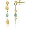 LUXURY MILANO Orecchini dream in argento con pietre azzurre