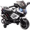 DecHome Moto Elettrica Bambini 18-36 Mesi 6V con Fari e Musiche Bianco R439WT DecHome