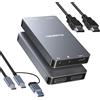 CENMATE Scheda di acquisizione HDMI in alluminio, USB 3.0 1080P 60FPS Scheda di acquisizione audio video per streaming/giochi/videoconferenze, scheda di acquisizione ingresso 4K a 60Hz e pass-through
