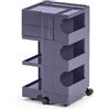 B-LINE carrello contenitore su ruote BOBY con 2 cassetti H 73,5 cm - B32PZ