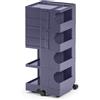 B-LINE carrello contenitore su ruote BOBY con 4 cassetti H 94,5 cm - B44PZ