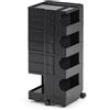 B-LINE carrello contenitore su ruote BOBY con 7 cassetti H 94,5 cm - B47N