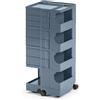 B-LINE carrello contenitore su ruote BOBY con 7 cassetti H 94,5 cm - B47BW