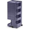 B-LINE carrello contenitore su ruote BOBY con 8 cassetti H 94,5 cm - B48PZ