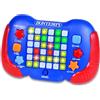 BONTEMPI - Console con 5 Giochi con Luci e Suoni per Sfida al Cervello e Memoria, Alimentazione Batterie Incluse 142x92x40 mm