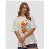 Rip Curl T-shirt Da Donna Rip Curl Wave Crest Heritage Tee