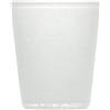 Zani Serafino Bicchiere Tumbler White Solid in Pasta di Vetro
