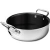 AGNELLI Tegame-Rondò Aluinox 2ply Antiaderente con 2 Manici D 32 Cm