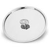 AGNELLI Coperchio Aluinox 3Ply D 16 Cm Acciaio Inox con Pomolo