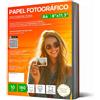 OFITURIA Carta Fotografica A4 Lucida - Alta Risoluzione, Asciugatura Istantanea, 180 g/m², Compatibile con Stampanti Inkjet - 10 fogli