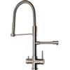 Miscelatore 5 vie ATENE con mollone mm 580 Inox