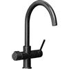 Miscelatore 5 vie Elios colore Granito Nero