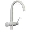 Miscelatore 5 vie Elios colore Bianco Ghiaccio