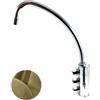 Rubinetto 3 vie C40 Colore Bronzo Spazzolato
