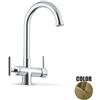 Miscelatore 4 vie LONDRA colore Bronzo Spazzolato con sistema PWP
