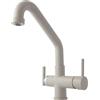 Miscelatore 4 vie ORME colore Granito Avena canna canna bassa