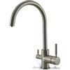 Miscelatore 3 vie con acque separate ADIGE per purificatori Colore Cromo Satinato