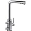 Miscelatore 4 vie cromato canna alta SENNA