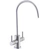 Rubinetto a due vie con LEVETTE INOX