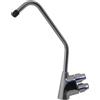 Rubinetto a due vie con leve PUSH (colore Ottone Nichelato)