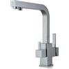 Miscelatore 3 vie QUADRO cromato per purificatore