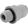Raccordo innesto rapido dirittto filettattura cilindrica BSP M. dn 1/2" x 1/2" tubo