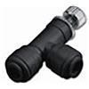 Regolatore di flusso a squadra dn 10 x 10 mm