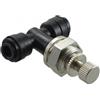 Regolatore di flusso diritto dn 10 x 10 mm da pannello