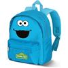 KARACTERMANIA Sesame Street Pasticcino Cookie Monster Face-Zainetto Prescolare Joy, Blu, 22 x 27 cm, Capacità 5 L