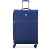 DELSEY VALIGIA TROLLEY ESPANSIBILE 4 DOPPIE RUOTE 78 CM, Blu