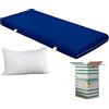 EVERGREENWEB MATERASSI & BEDS Evergreenweb - Materasso Singolo 80x190 EVER in Waterfoam ORTOPEDICO alto 15 cm con Cuscino in Memory Foam GRATIS Rivestimento in AIR SPACE tessuto Traspirante Antiacaro per tutti Letti o Reti OFFERTA
