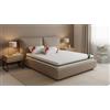 EVERGREENWEB MATERASSI & BEDS Evergreenweb - Materasso Matrimoniale 140x200 Alto 18 cm con 2 Cuscini in Memory Foam GRATIS Lastra in Waterfoam Ortopedico Rivestimento SFODERABILE Effetto Massaggiante per tutti Reti e Letti, SLEEPY