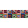 BIANCHERIAWEB Tappeto Passatoia Cucina Antiscivolo Stampa Digitale Sprinty Disegno Pop Art 52x90 Pop Art
