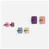 Giallobus - Appendiabiti da Parete - Hello Color 03 - Kit 6 pz - Vetro Acrilico - Kit 6 PCS. - Palette Colours 03 - Ganci attaccapanni e Accessori da Muro Decorativi