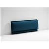 EVERGREENWEB MATERASSI & BEDS EVERGREENWEB Testiera Letto una Piazza e Mezza Imbottita color Blu Scuro Elegante Testata Letto Maxi Cuscino da Parete in Tessuto Antimacchia, Incluso Kit di Montaggio GRATIS, Interno Puro Legno, ROMA